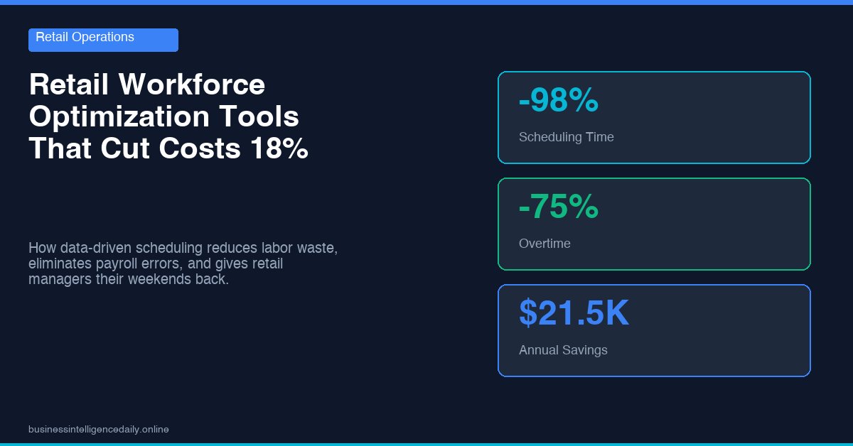 Retail Workforce Optimization Tools That Cut Costs 18%
